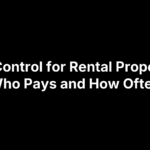 Pest Control for Rental Properties: Who Pays and How Often