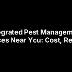 Integrated Pest Management Services Near You: Cost, Reviews